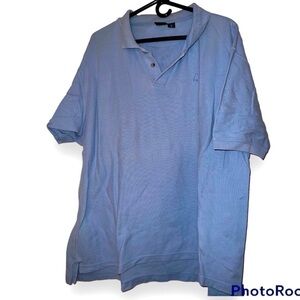 Head polo shirt, light blue, extra button, two tiny spots. XL.